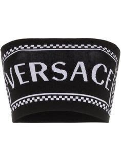 bandeau versace|farfetch versace tops.